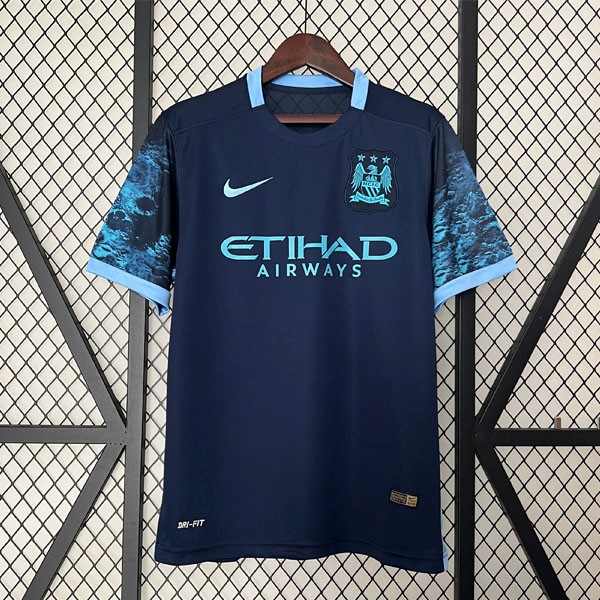 Tailandia Camiseta Manchester City Replica Segunda Ropa Retro 2015 2016